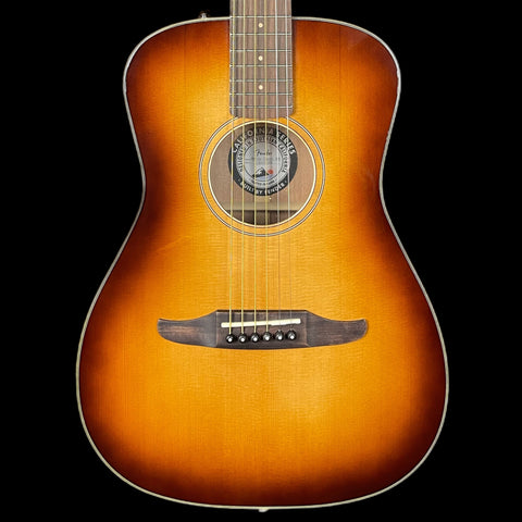 Fender Malibu Classic Electro-Acoustic Guitar, Aged Cognac Burst