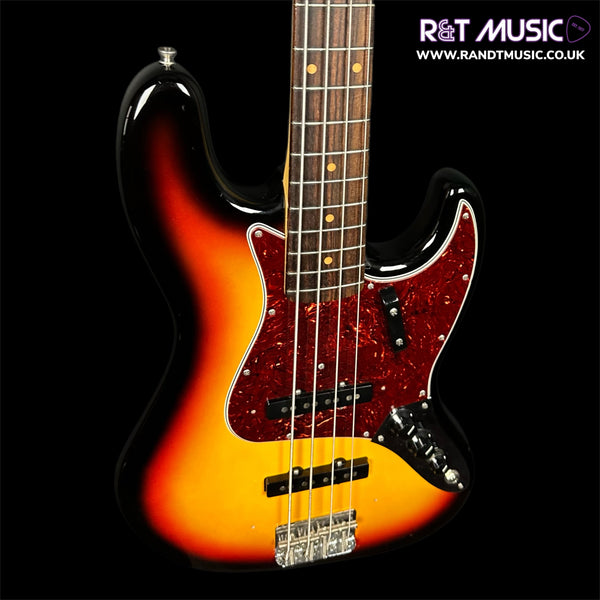 Fender American Vintage '64 Jazz Bass in Three Colour Sunburst w/Hardcase