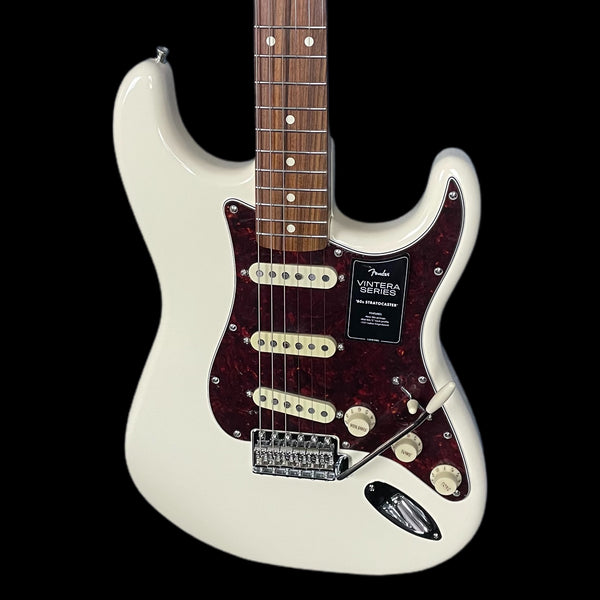 Fender FSR Vintera ‘60s Stratocaster, Olympic White Matching Headstock
