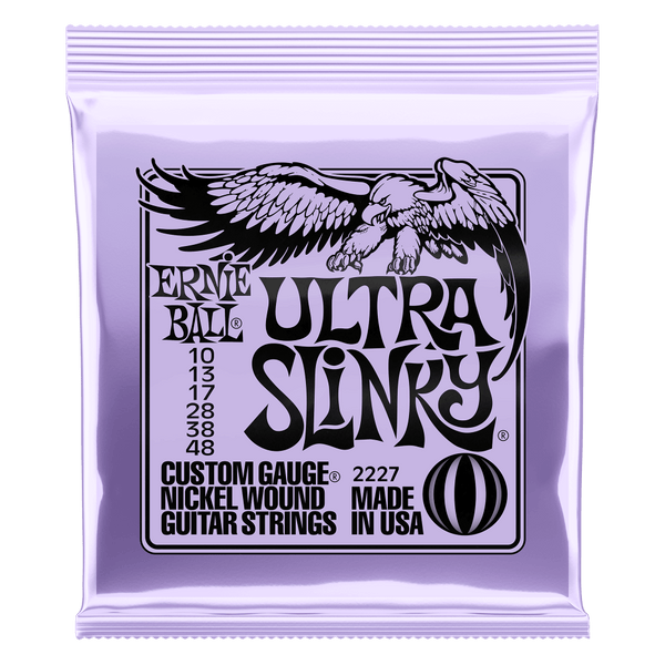 Ernie Ball ULTRA SLINKY NICKEL WOUND ELECTRIC GUITAR STRINGS 10