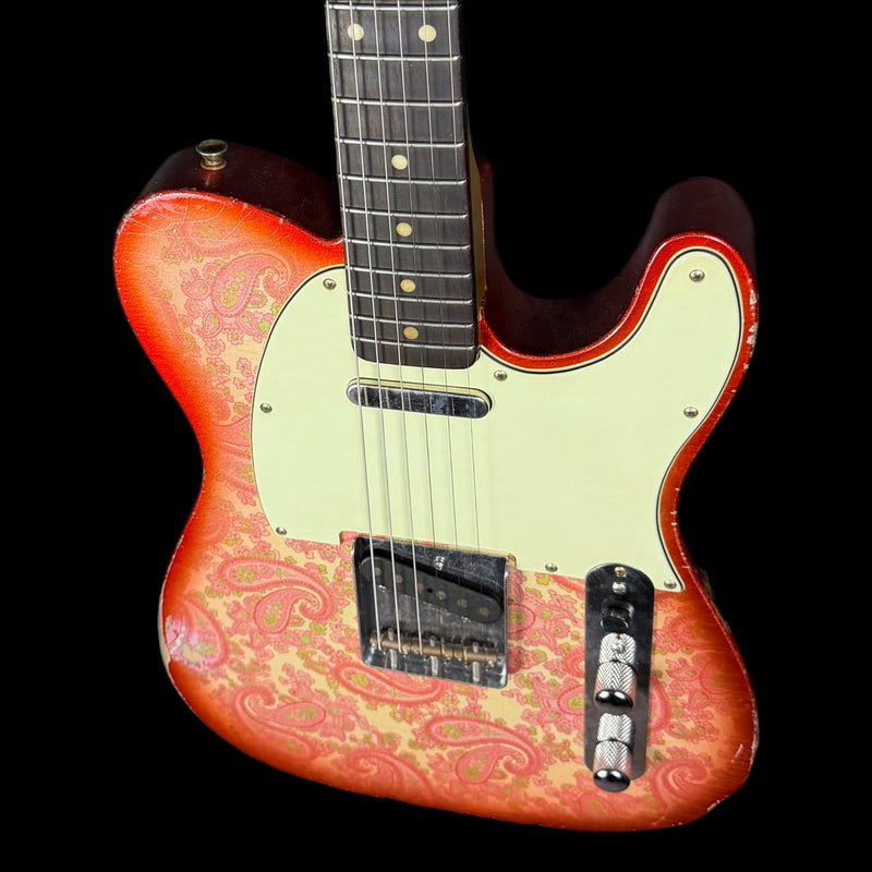 Kauffmann '63 T-Style Electric Guitar in Pink Paisley w/ Deluxe Gigbag