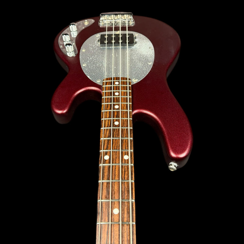 Music Man USA SUB Active Bass Guitar in Burgundy