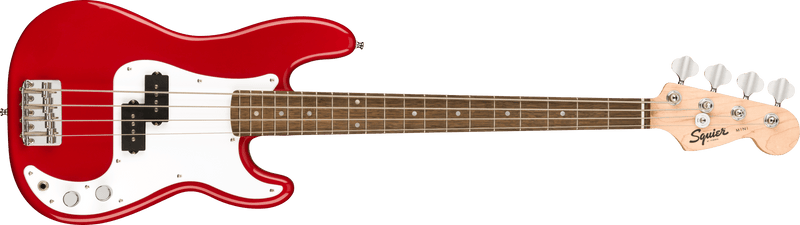 Squier Mini Precision Bass Guitar in Dakota Red