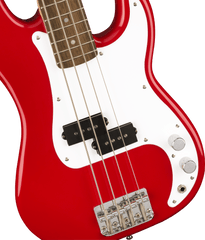 Squier Mini Precision Bass Guitar in Dakota Red