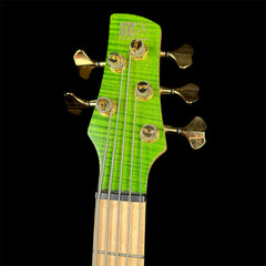 Ibanez Premium SR5FMDX 5 String Bass Guitar in Emerald Green Low Gloss