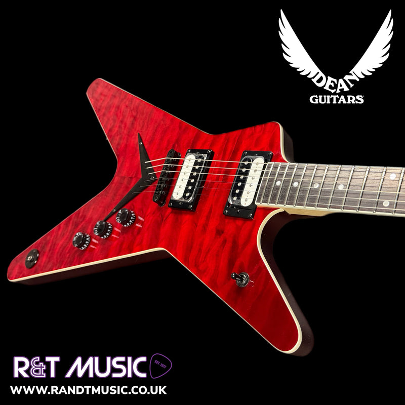 Dean Guitars MLX Quilt Maple Scary Cherry