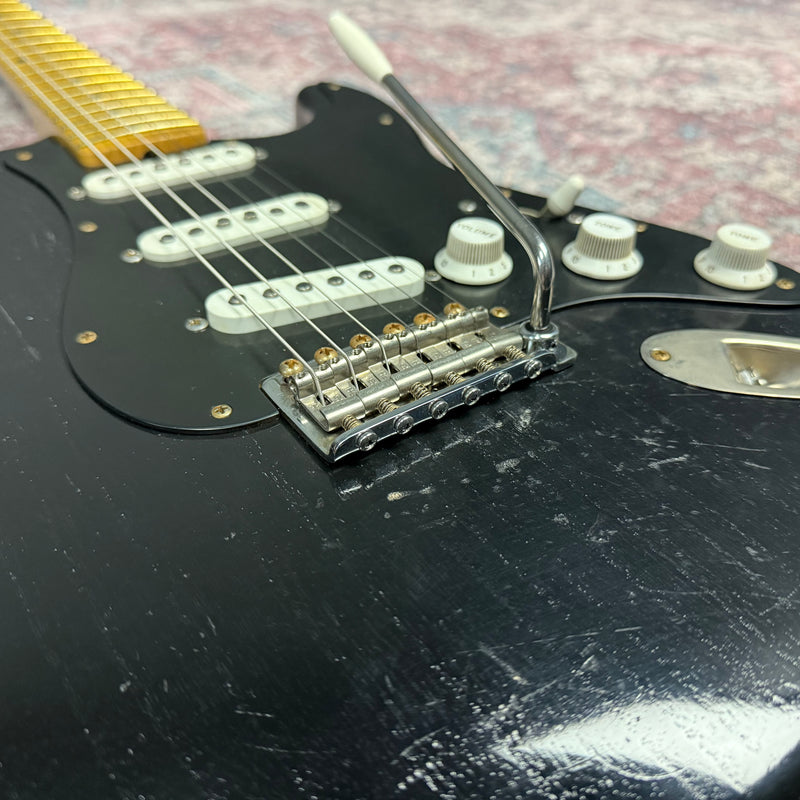 Kauffmann 56S Medium Relic Electric Guitar in Bull Black w/Deluxe Gigbag