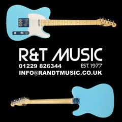Chord CAL62M-SBL T-Style Electric Guitar in Surf Blue
