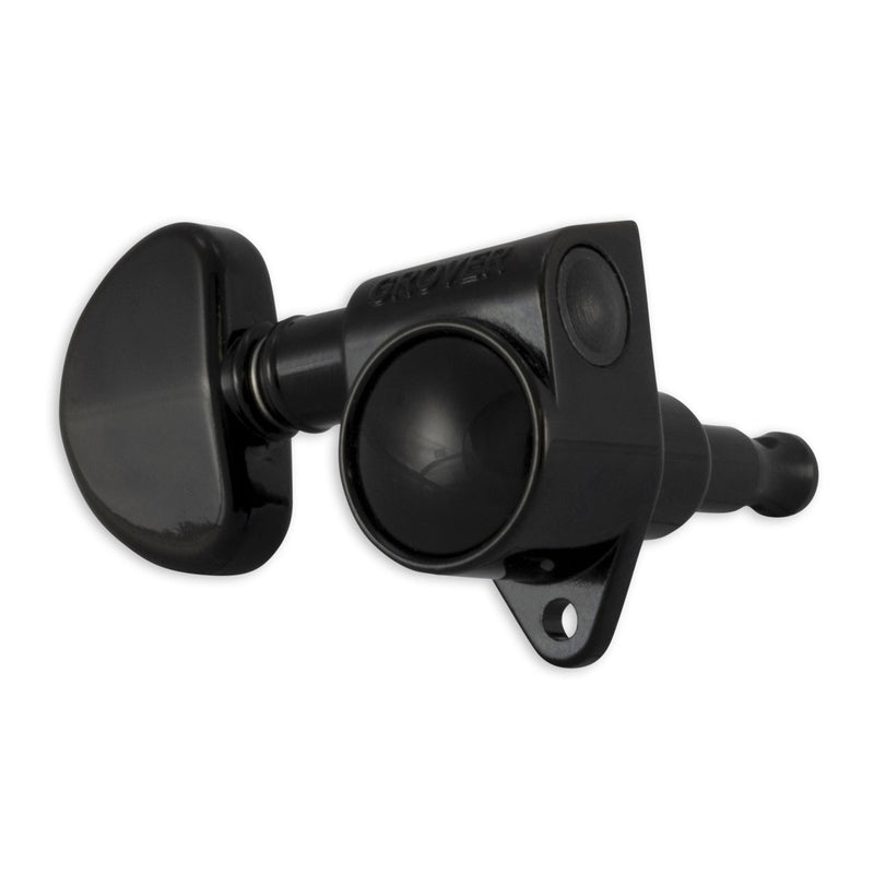 Grover Original Rotomatics Machineheads 3+3 – Black Chrome