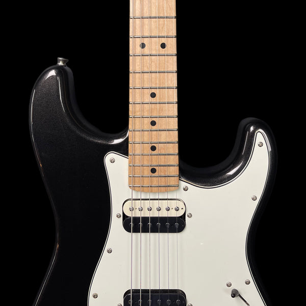 Squier Contemporary HH Stratocaster Electric Guitar, Maple FB in Black Metallic