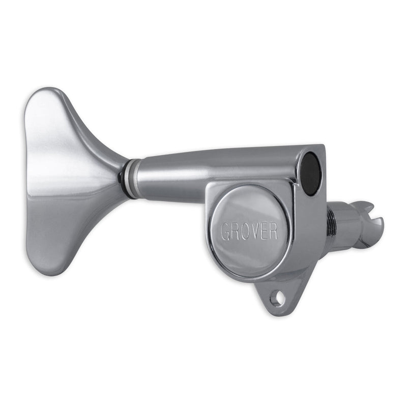 Grover Mini Bass Machineheads 4 in-line – Chrome Left Hand
