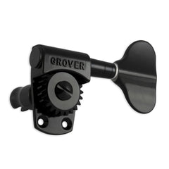 Grover Titan Bass Machineheads 4 in-line – Black Chrome