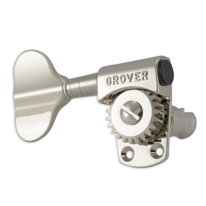 Grover Titan Bass Machineheads 4 in-line – Nickel Left Hand