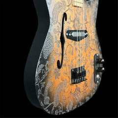 Lazy Dog Custom Tele-Style Tenor Guitar with Paisley Finish