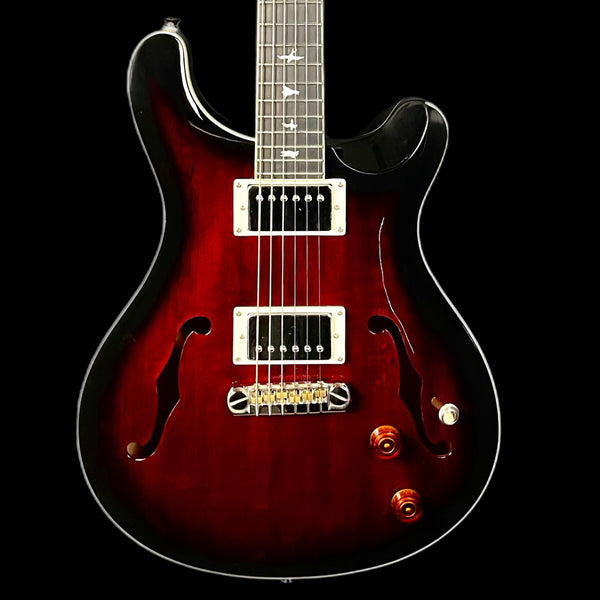 PRS SE Hollowbody Standard Electric Guitar in Fire Red Burst