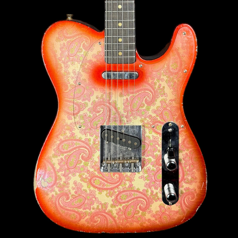 Kauffmann '63 T-Style Electric Guitar in Pink Paisley w/ Deluxe Gigbag