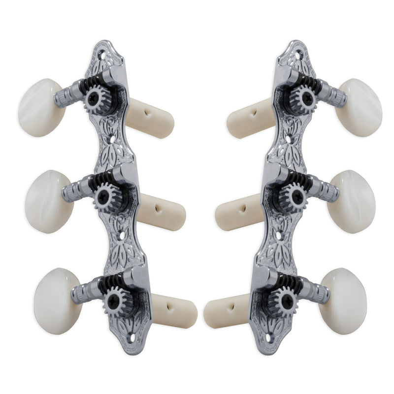 Grover Deluxe Classic Machineheads 3+3 – Chrome