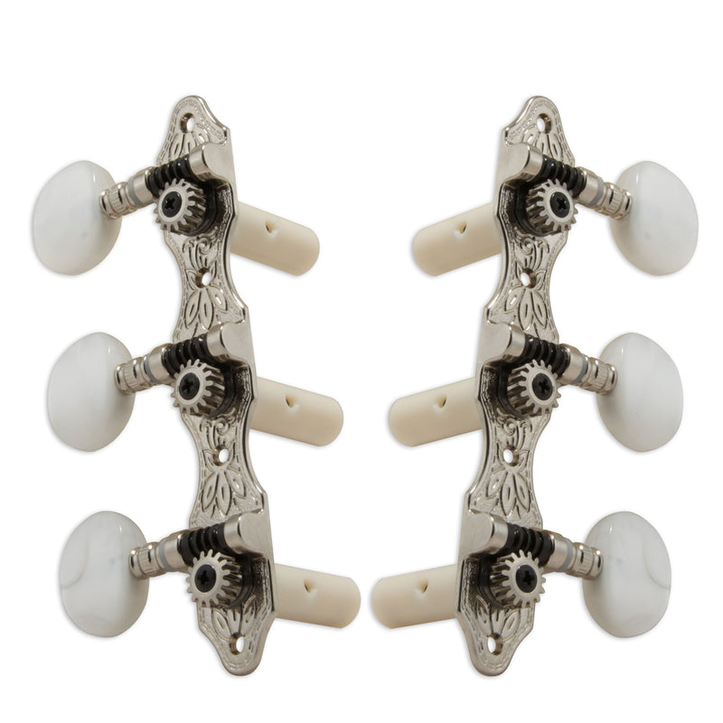 Grover Deluxe Classic Machineheads 3+3 – Nickel