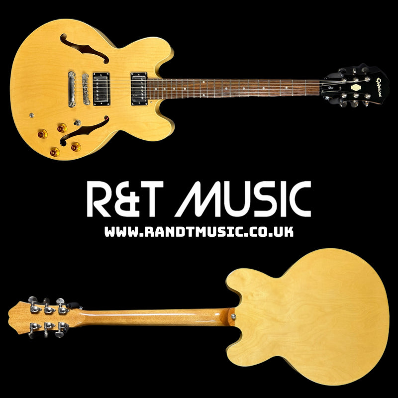 Epiphone Dot  Semi Hollow Electric Guitar in Natural
