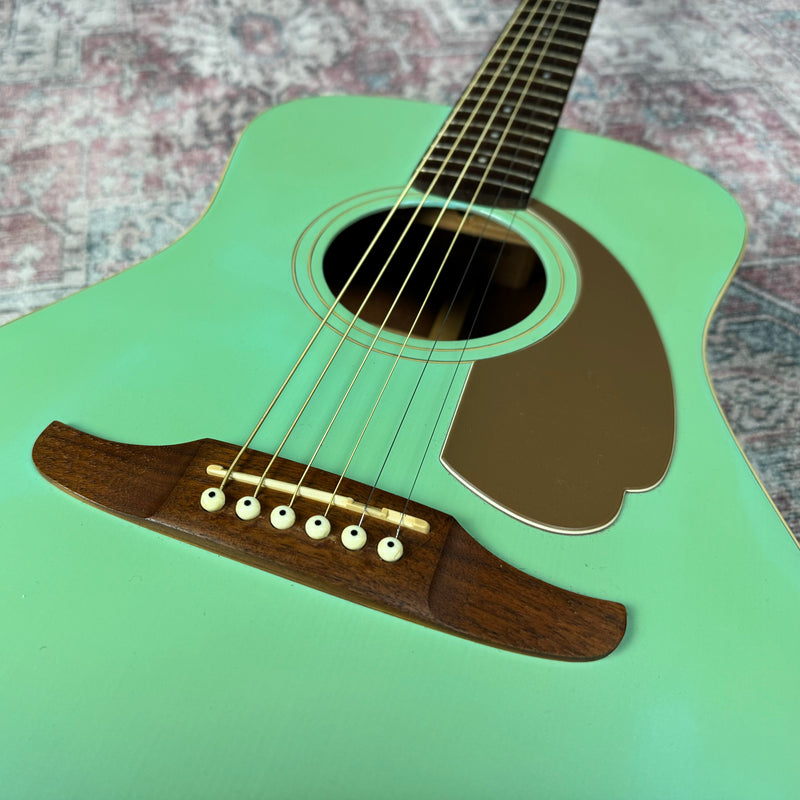 Fender Malibu Player FSR Electro Acoustic Guitar in Surf Green