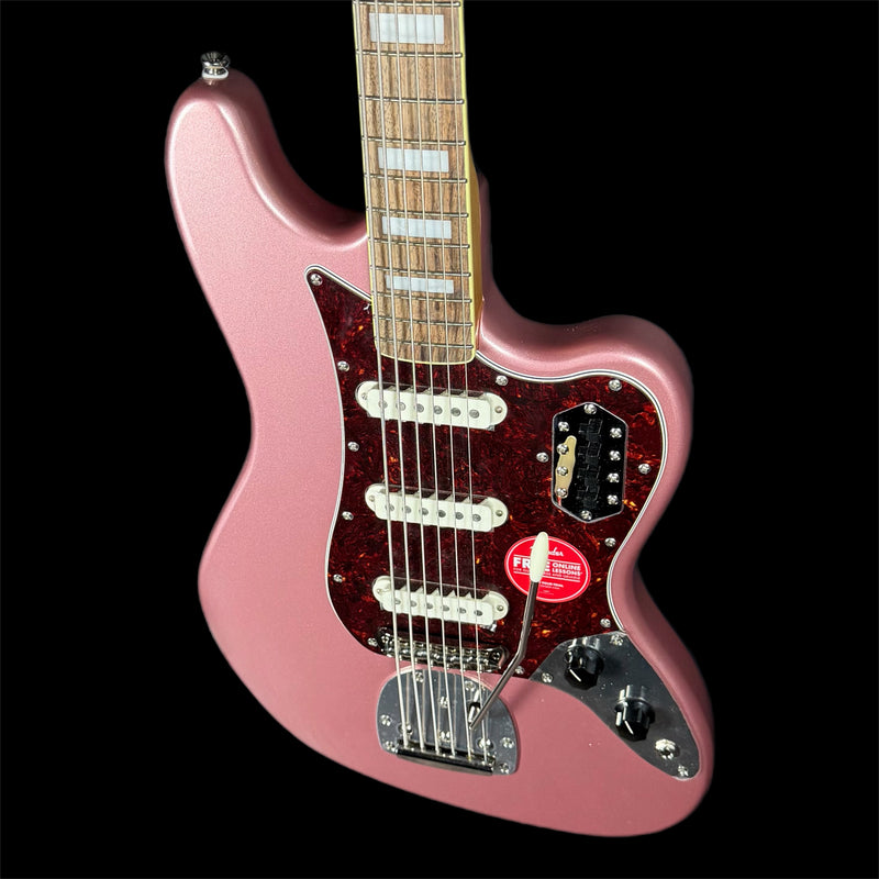 Squier FSR Classic Vibe Bass VI Laurel Fingerboard Matching Headstock Burgundy Mist