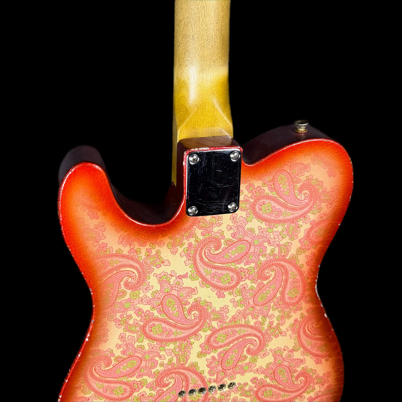 Kauffmann '63 T-Style Electric Guitar in Pink Paisley w/ Deluxe Gigbag