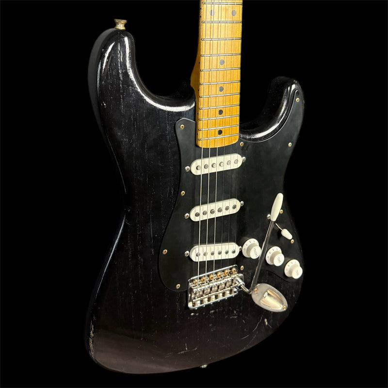 Kauffmann 56S Medium Relic Electric Guitar in Bull Black w/Deluxe Gigbag