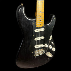 Kauffmann 56S Medium Relic Electric Guitar in Bull Black w/Deluxe Gigbag