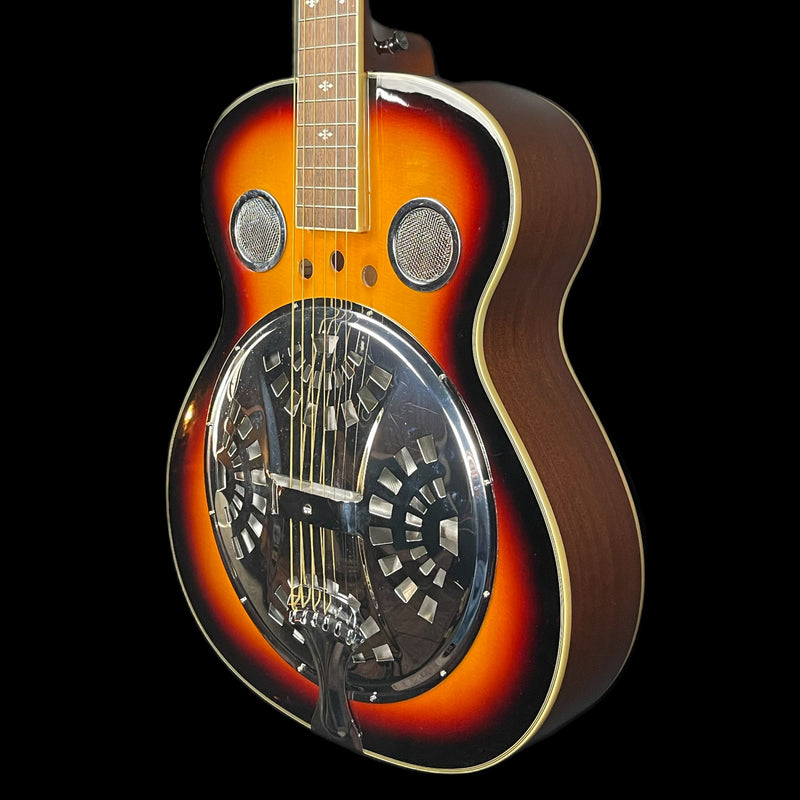 G4M Round Neck Resonator Acoustic Guitar in Sunburst