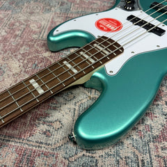 Squier Affinity Active Jazz Bass in Mystic Sea Foam Green