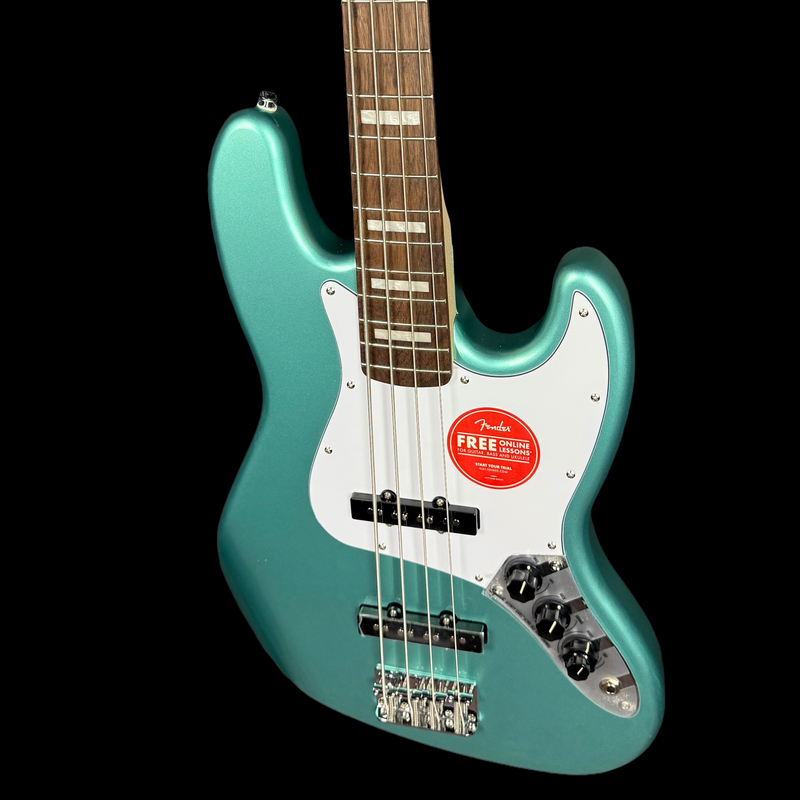 Squier Affinity Active Jazz Bass in Mystic Sea Foam Green