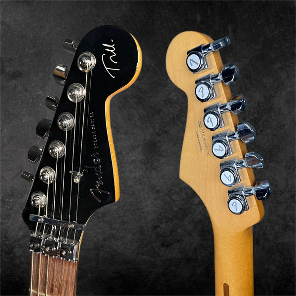 Fender Tom Morello Stratocaster Rosewood Fingerboard in Black w/ Mirrored Scratchplate