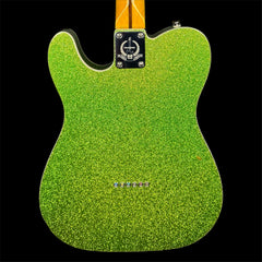 Fender Double Bound Thinline Telecaster Electric Guitar in Metalic Green