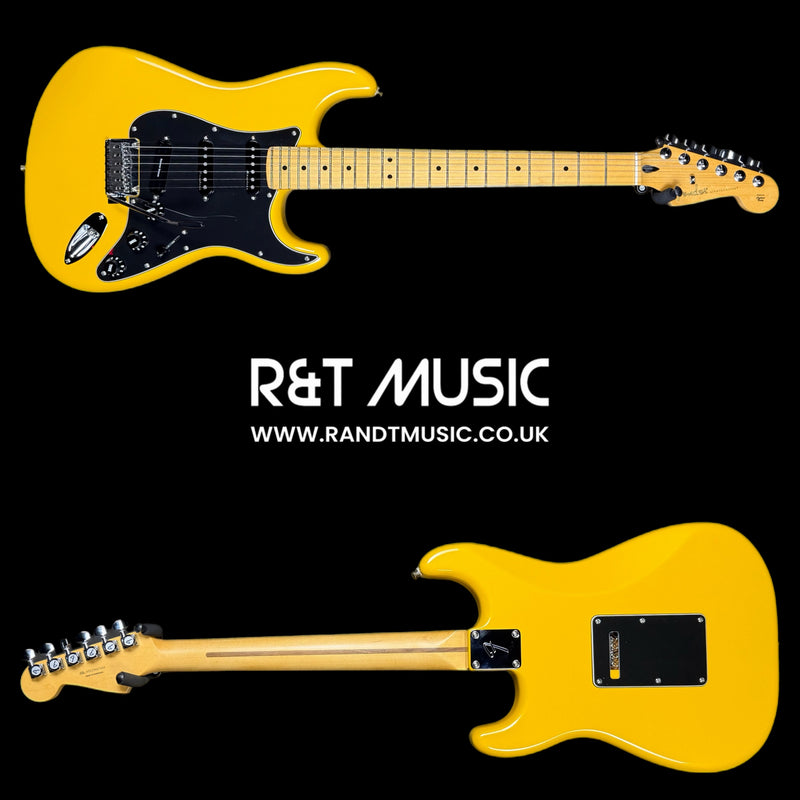 Fender Player II Modified Electric Guitar in Sunshine Yellow w/ Seymour Duncan Hot Rails & Gig Bag