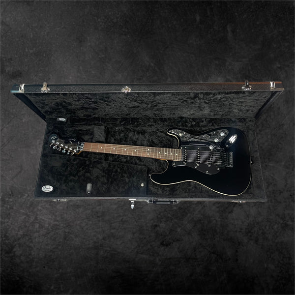 Fender Tom Morello Stratocaster Rosewood Fingerboard in Black w/ Mirrored Scratchplate