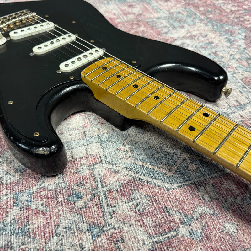 Kauffmann 56S Medium Relic Electric Guitar in Bull Black w/Deluxe Gigbag