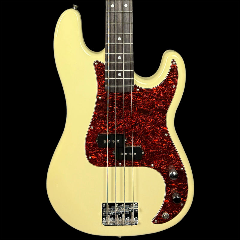 SX Electric Bass PB Vintage White