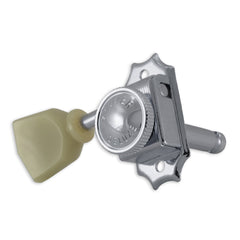 Grover Vintage Locking Keystone Machineheads 3+3 – Chrome