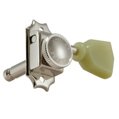 Grover Vintage Locking Keystone Machineheads 3+3 – Nickel