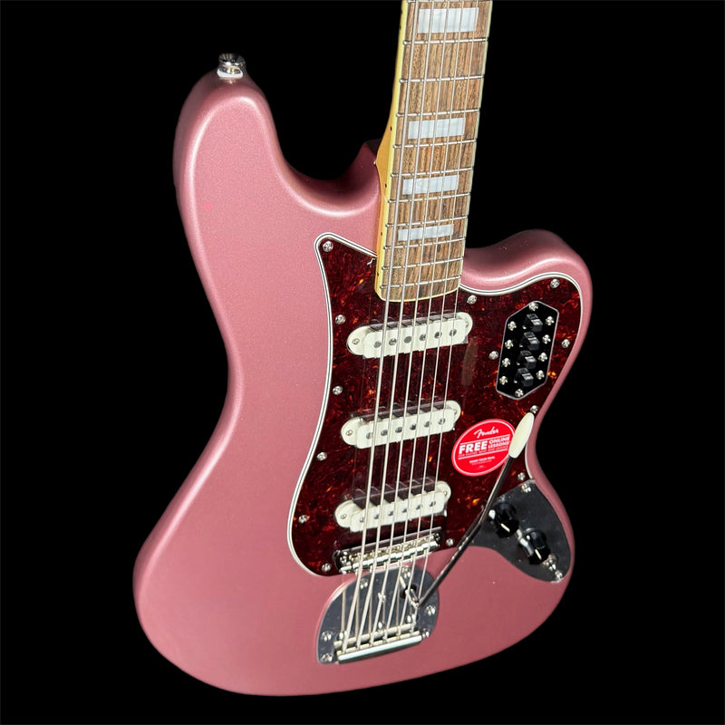 Squier FSR Classic Vibe Bass VI Laurel Fingerboard Matching Headstock Burgundy Mist