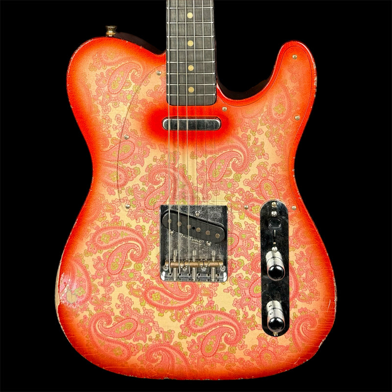 Kauffmann '63 T-Style Electric Guitar in Pink Paisley w/ Deluxe Gigbag