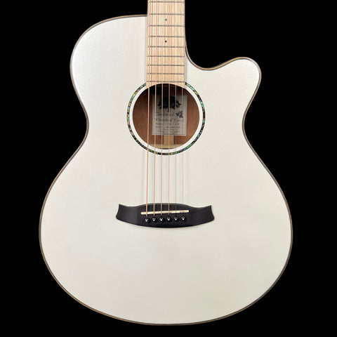 Tanglewood Winterleaf TW4 BLW Limited Edition Electro Acoustic Guitar in White