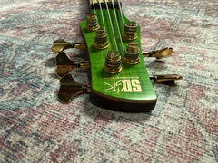Ibanez Premium SR5FMDX 5 String Bass Guitar in Emerald Green Low Gloss