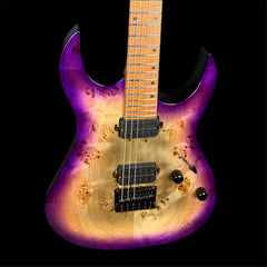 Spira S-450 TPP Poplar Burl Electric Guitar in Gloss Trans Purple