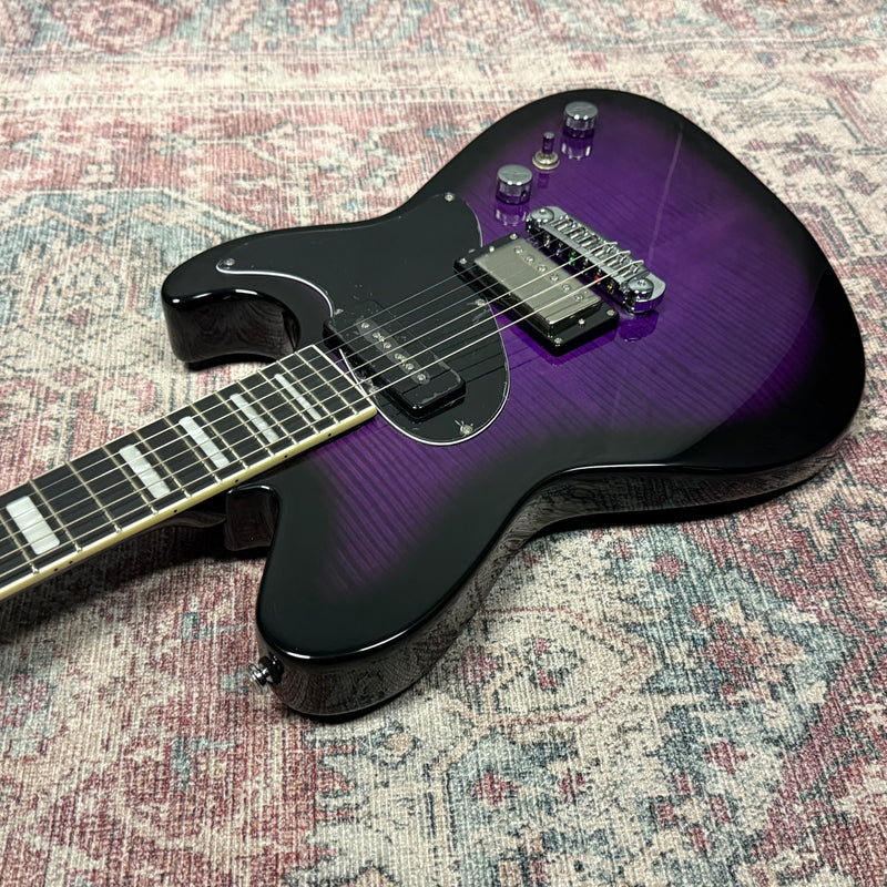 Hagstrom Adina Electric Guitar in Purple Burst