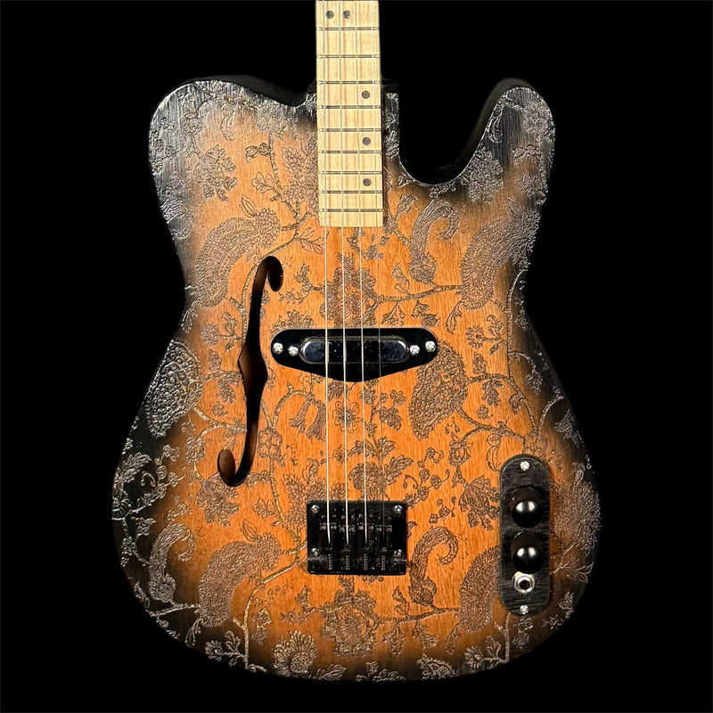 Lazy Dog Custom Tele-Style Tenor Guitar with Paisley Finish