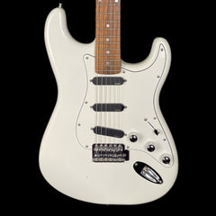 Fender/Squier Partscaster Electric Guitar in White w/Squier Neck & EMG pickups