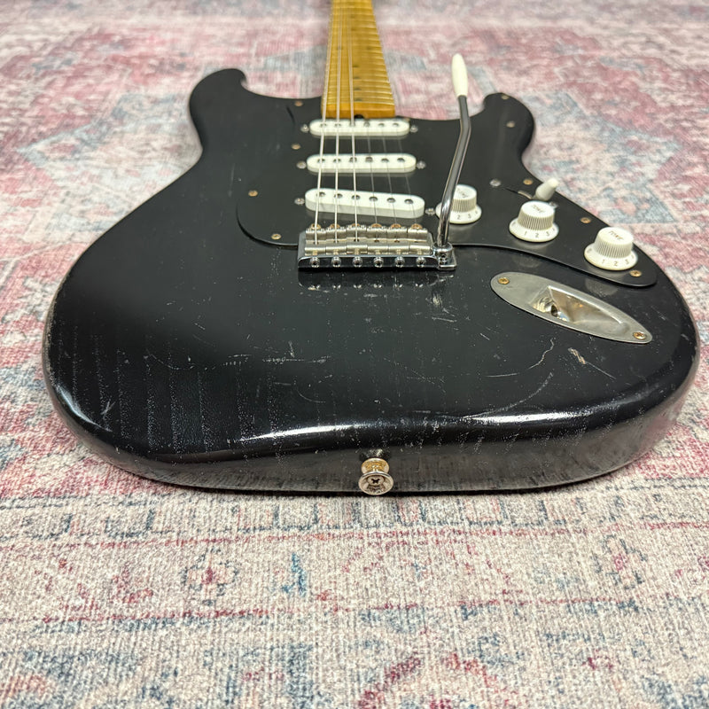 Kauffmann 56S Medium Relic Electric Guitar in Bull Black w/Deluxe Gigbag