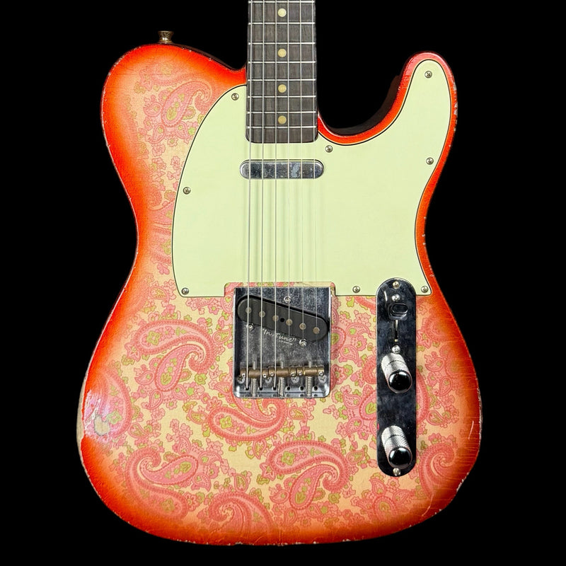 Kauffmann '63 T-Style Electric Guitar in Pink Paisley w/ Deluxe Gigbag