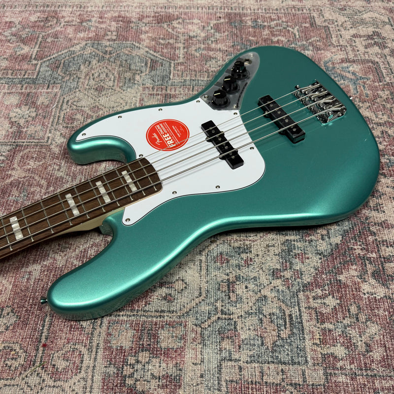 Squier Affinity Active Jazz Bass in Mystic Sea Foam Green